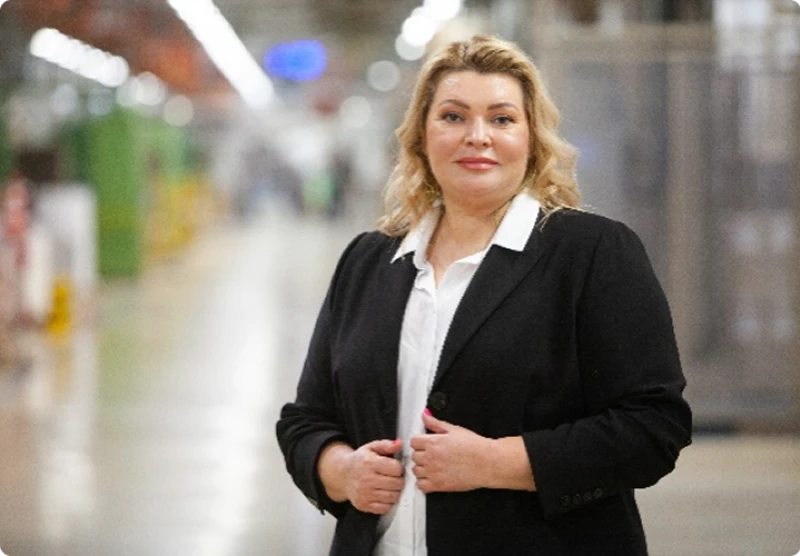 <span>Галина Воробйова</span> Керуюча фабрикою «Імперіал Брендс Продакшн Україна»
